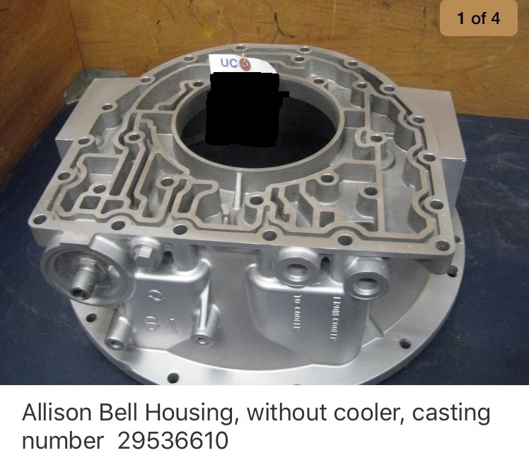 SAE 3 with no bellhousing cooler 29536610
